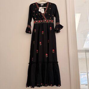 Pink City Prints Anya Embroidered Dress ***BRAND NEW WITH TAGS***